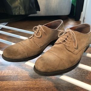 Tan Suede Alfani Dress Shoes